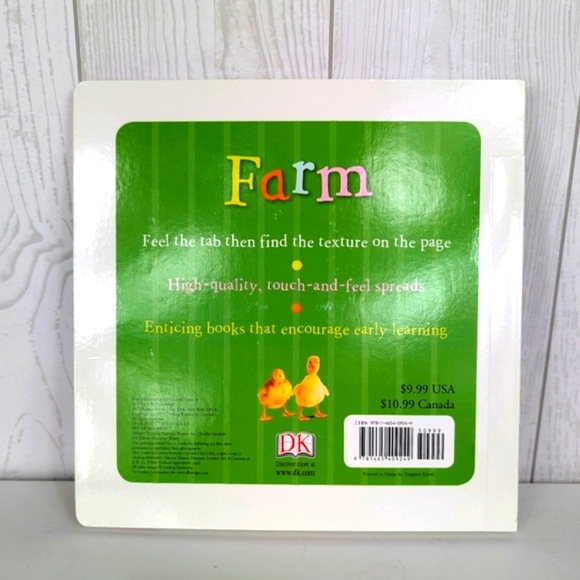 DK Farm Feel and Find Fun Board Book Baby or Toddler Book - Picture 2 of 6